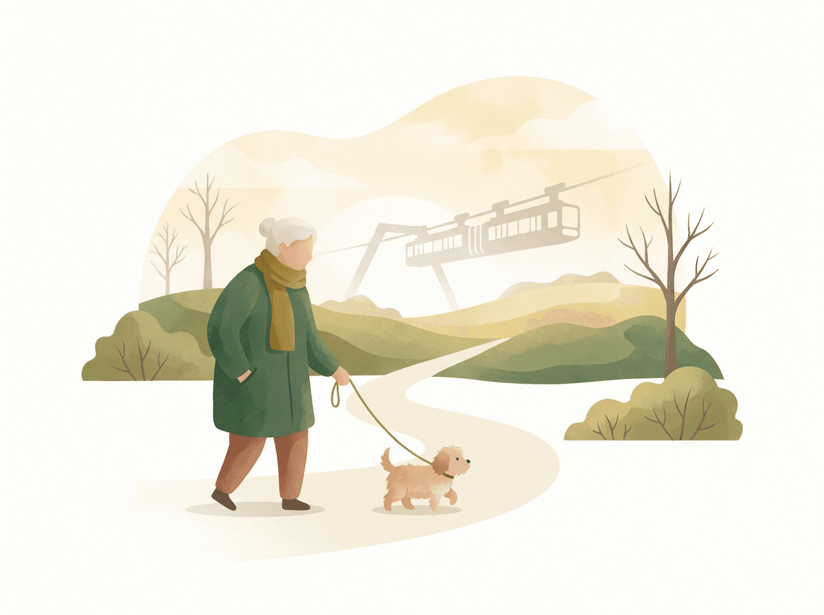 Illustration für Hundebegleitung